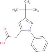 3-(1,1-Dimethylethyl)-1-phenyl-1H-pyrazole-5-acetic acid