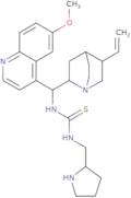 1-((S)-(6-Methoxyquinolin-4-yl)((1S,2S,4S,5R)-5-vinylquinuclidin-2-yl)methyl)-3-((S)-pyrrolidin-...