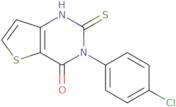 3-(4-Chlorophenyl)-2-sulfanylidene-1H,2H,3H,4H-thieno[3,2-d]pyrimidin-4-one