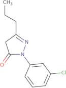 1-(3-Chlorophenyl)-3-propyl-4,5-dihydro-1H-pyrazol-5-one