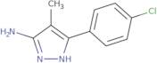 5-(4-Chloro-phenyl)-4-methyl-2H-pyrazol-3-ylamine