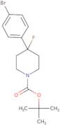 4-(4-Bromophenyl)-4-fluoropiperidine-1-carboxylic acid tert-butyl ester