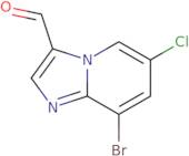 8-Bromo-6-chloroimidazo[1,2-a]pyridine-3-carbaldehyde