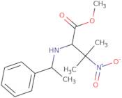 (S)-Methyl 3-methyl-3-nitro-2-((S)-1-phenylethylamino)butanoate