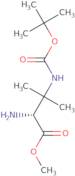 Methyl (2R)-2-Amino-3-methyl-3-[(2-methylpropan-2-yl)oxycarbonylamino]butanoate