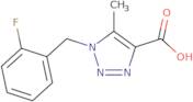 1-[(2-Fluorophenyl)methyl]-5-methyl-1H-1,2,3-triazole-4-carboxylic acid