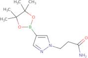 3-[4-(4,4,5,5-Tetramethyl-1,3,2-dioxaborolan-2-yl)-1H-pyrazol-1-yl]propanamide