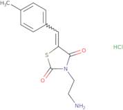 3-(2-Aminoethyl)-5-[(4-methylphenyl)methylidene]-1,3-thiazolidine-2,4-dione hydrochloride