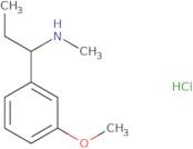 [1-(3-Methoxyphenyl)propyl](methyl)amine hydrochloride