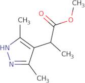 Methyl 2-(3,5-dimethyl-1H-pyrazol-4-yl)propanoate