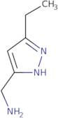 (3-Ethyl-1H-pyrazol-5-yl)methanamine