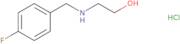 2-[(4-Fluorobenzyl)amino]ethanol hydrochloride