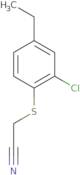 2-((2-Chloro-4-ethylphenyl)thio)acetonitrile