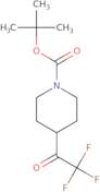 4-(Trifluoroacetyl)piperidine, N-BOC protected