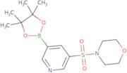 4-[[5-(4,4,5,5-Tetramethyl-1,3,2-dioxaborolan-2-yl)-3-pyridinyl]sulfonyl]morpholine