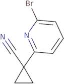 1-(6-Bromopyridin-2-yl)cyclopropane-1-carbonitrile