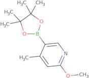 2-Methoxy-4-methyl-5-(4,4,5,5-tetramethyl-[1,3,2]dioxaborolan-2-yl)-pyridine