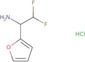 (1R)-2,2-Difluoro-1-(furan-2-yl)ethan-1-amine hydrochloride