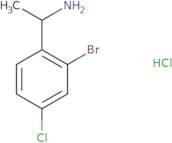 (1S)-1-(2-Bromo-4-chlorophenyl)ethan-1-amine hydrochloride