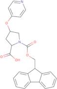 (2S,4S)-1-{[(9H-Fluoren-9-yl)methoxy]carbonyl}-4-(pyridin-4-yloxy)pyrrolidine-2-carboxylic acid