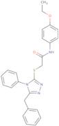 2-[(5-Benzyl-4-phenyl-4H-1,2,4-triazol-3-yl)sulfanyl]-N-(4-ethoxyphenyl)acetamide