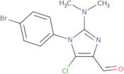 1-(4-Bromophenyl)-5-chloro-2-(dimethylamino)-1H-imidazole-4-carbaldehyde