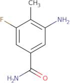 3-Amino-5-fluoro-4-methylbenzamide