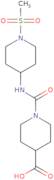 1-[(1-Methanesulfonylpiperidin-4-yl)carbamoyl]piperidine-4-carboxylic acid