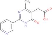 2-[4-Methyl-6-oxo-2-(pyridin-3-yl)-1,6-dihydropyrimidin-5-yl]acetic acid