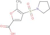 5-Methyl-4-(pyrrolidine-1-sulfonyl)furan-2-carboxylic acid