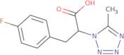 3-(4-Fluorophenyl)-2-(5-methyl-1H-1,2,3,4-tetrazol-1-yl)propanoic acid