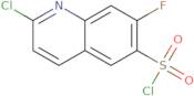 2-Chloro-7-fluoroquinoline-6-sulfonyl chloride