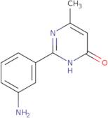 2-(3-Aminophenyl)-6-methyl-3,4-dihydropyrimidin-4-one