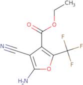 Ethyl 5-amino-4-cyano-2-(trifluoromethyl)furan-3-carboxylate