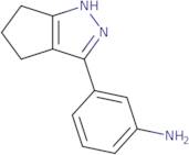 3-{1H,4H,5H,6H-Cyclopenta[C]pyrazol-3-yl}aniline