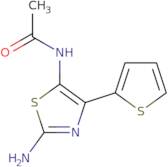 N-[2-Amino-4-(thiophen-2-yl)-1,3-thiazol-5-yl]acetamide