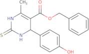 Benzyl 4-(4-hydroxyphenyl)-6-methyl-2-thioxo-1,2,3,4-tetrahydropyrimidine-5-carboxylate