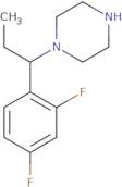 1-[1-(2,4-Difluorophenyl)propyl]piperazine