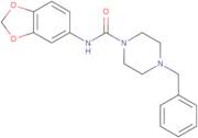 N-(2H-1,3-Benzodioxol-5-yl)-4-benzylpiperazine-1-carboxamide