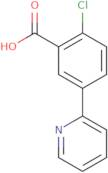 2-Chloro-5-(pyridin-2-yl)benzoic acid