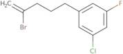 2-Bromo-5-(3-chloro-5-fluorophenyl)-1-pentene
