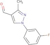 1-(3-Fluorophenyl)-3-methyl-1H-pyrazole-4-carbaldehyde
