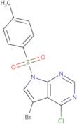 5-Bromo-4-chloro-7-(4-methylbenzenesulfonyl)-7H-pyrrolo[2,3-d]pyrimidine