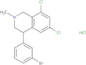 4-(3-bromophenyl)-6,8-dichloro-2-methyl-1,2,3,4-tetrahydroisoquinoline hcl