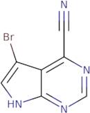 5-Bromo-7H-pyrrolo[2,3-d]pyrimidine-4-carbonitrile