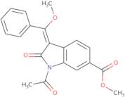(E)-methyl 1-acetyl-3-(methoxy(phenyl)methylene)-2-oxoindoline-6-carboxylate