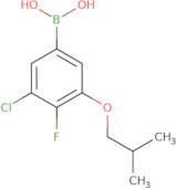 3-Chloro-4-fluoro-5-(2-methylpropoxy)phenylboronic acid