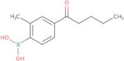 (2-Methyl-4-pentanoylphenyl)boronic acid