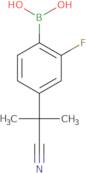 4-(1-Cyano-1-methylethyl)-2-fluorophenylboronic acid