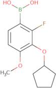 3-(Cyclopentyloxy)-2-fluoro-4-methoxyphenylboronic acid